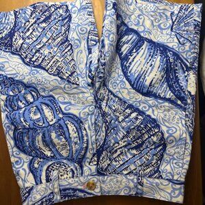 Lilly Pulitzer Boys Blue and White Shorts size 2 t